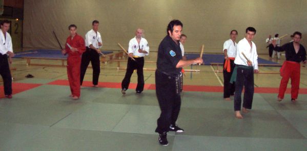 Kuk Sa Nim teaching Stick and Knife